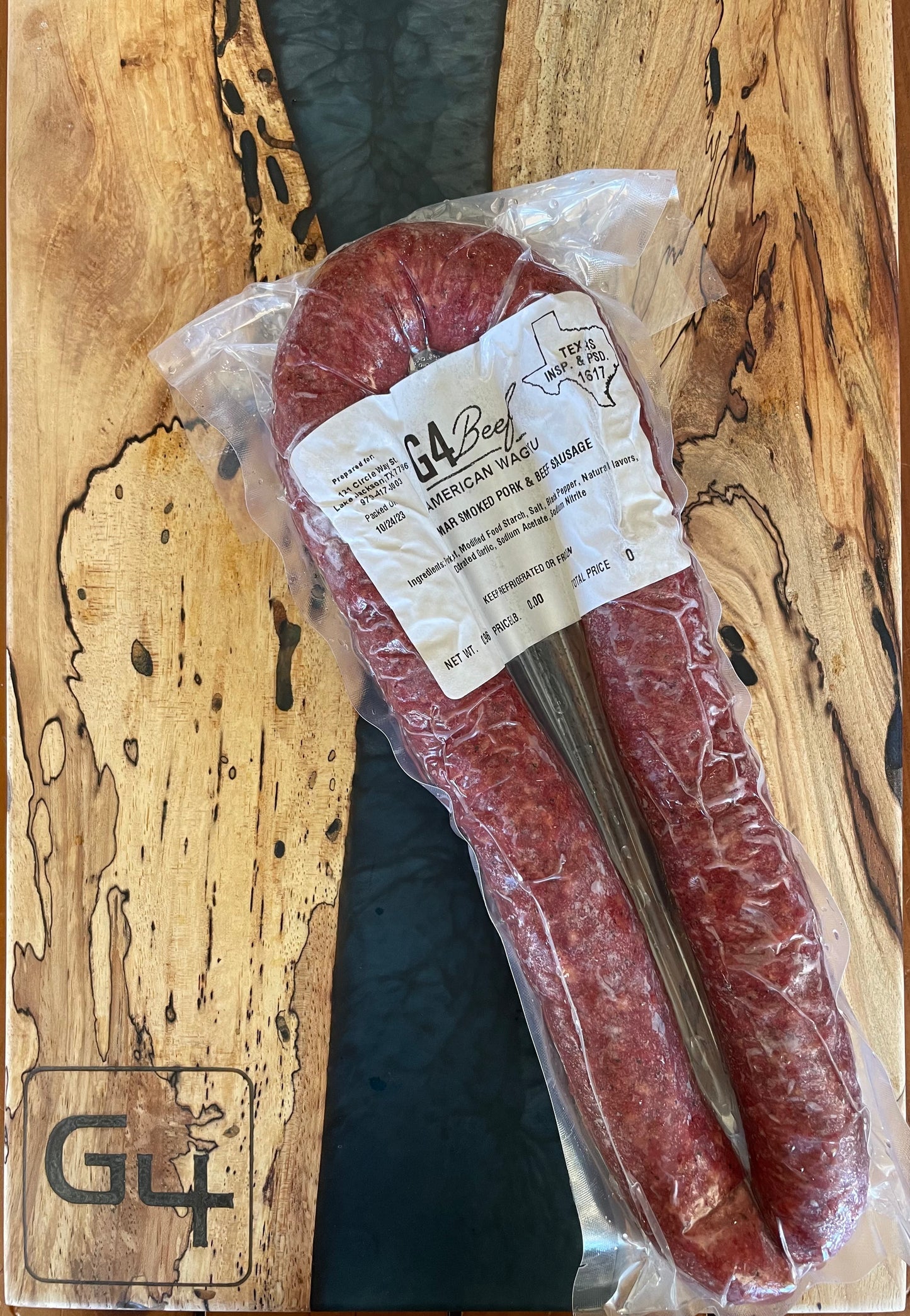 Smoked Beef & Pork Sausage Link